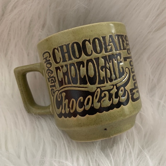 Vintage Other - VINTAGE | 60s / 70s Green Hot Chocolate Mug made in Japan